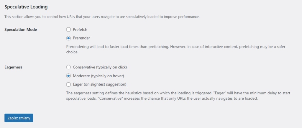 Speculative Loading WordPress